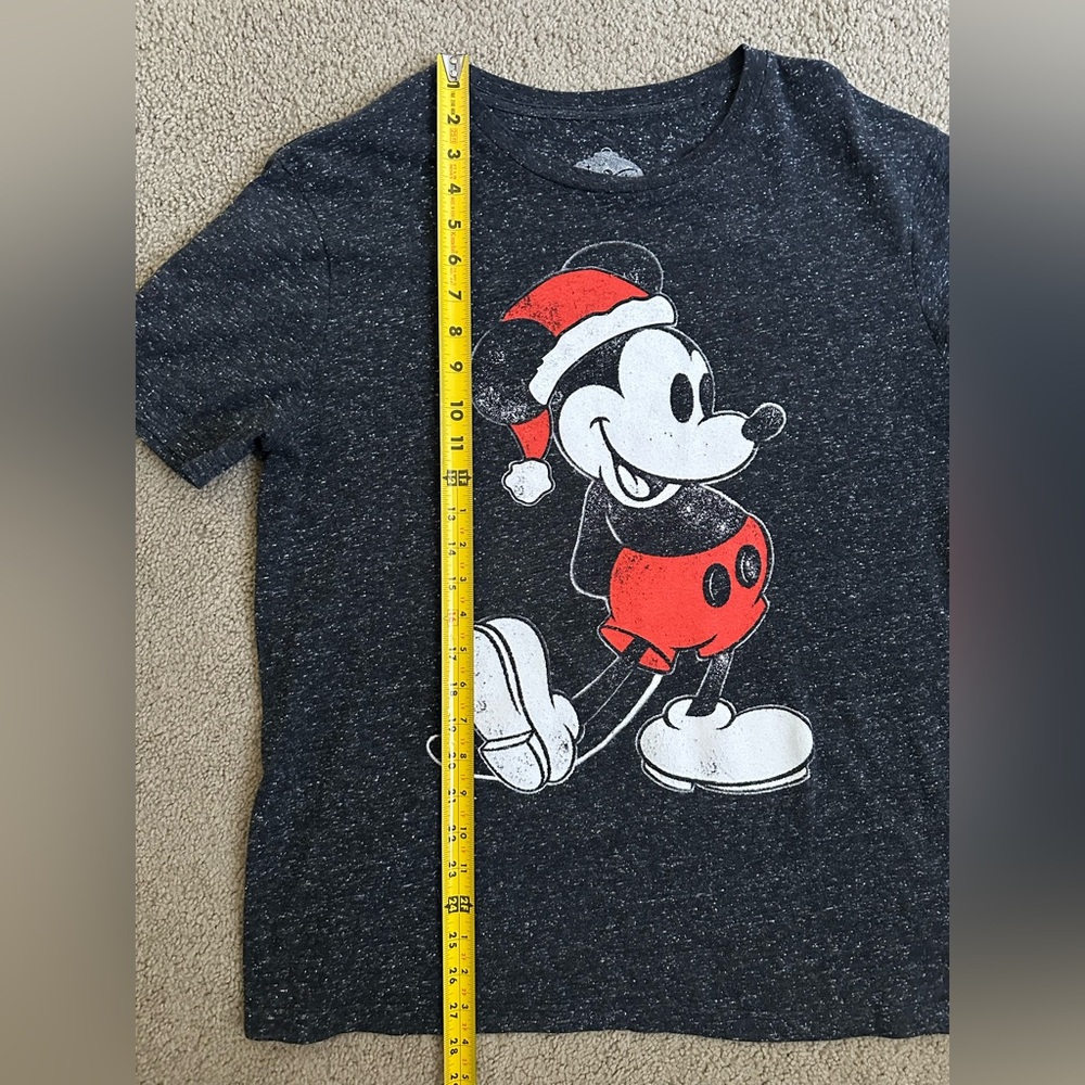 Mickey Mouse T-Shirt Santa Mickey Christmas Medium - Picture 5 of 6
